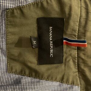 Banana Republic Khaki Green Light Field Style Jacket